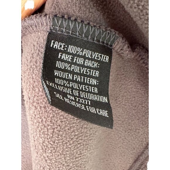 Fila Sport Women's Long Sleeve Fake Fur Back Polyester Jacket Size XL Grey - Picture 10 of 10